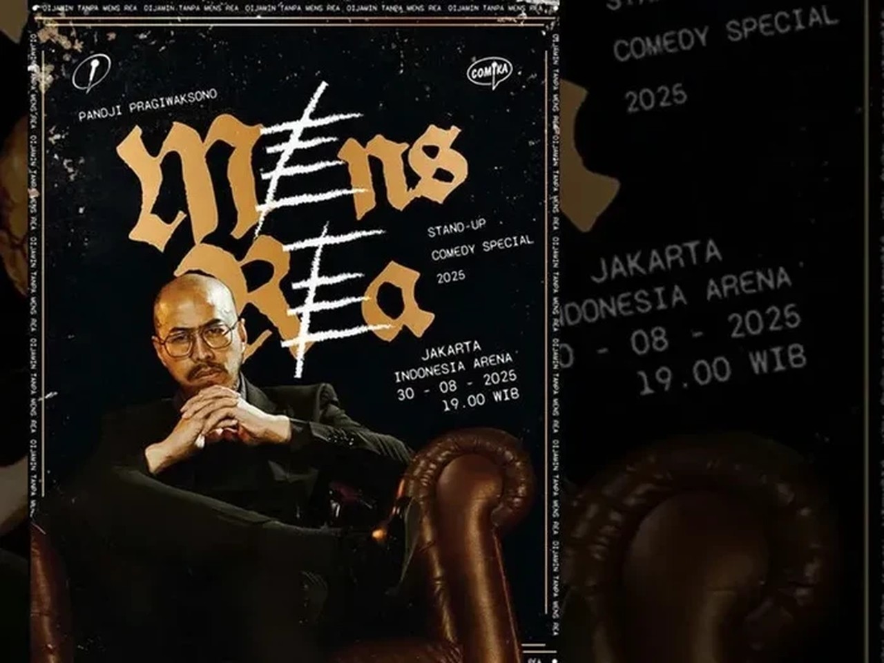 Pandji Pragiwaksono Tak Menyesal Mens Rea Viral Meski Tuai Kritik dan Laporan