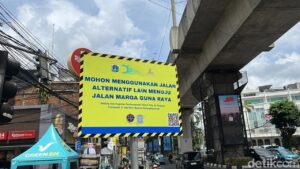 Jalan Haji Nawi Jakarta Selatan Berlakukan Satu Arah Hingga Juli 2026 Akibat Pembangunan Sistem Tata Air
