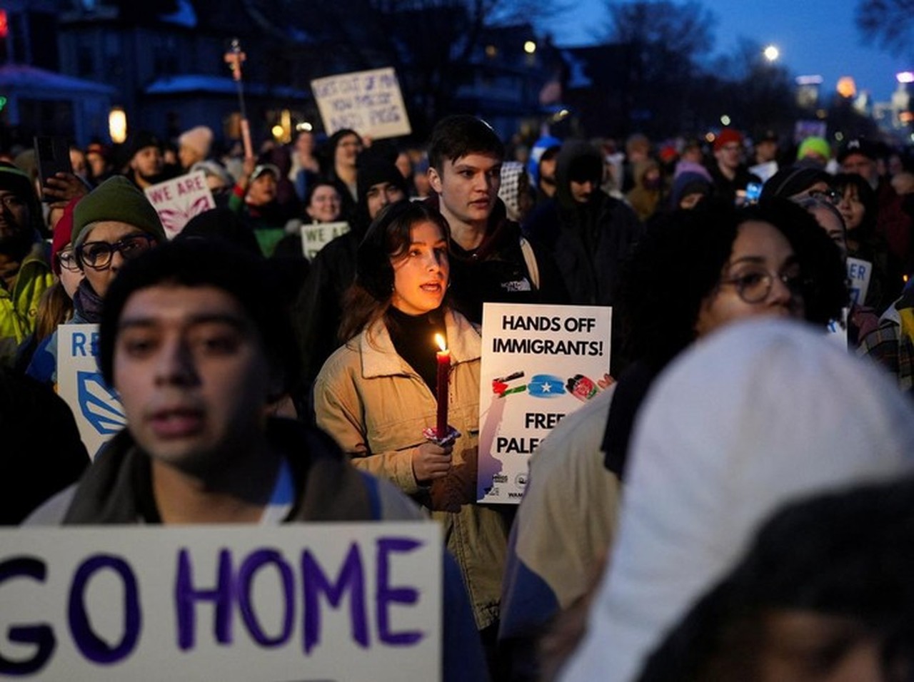 Demo Besar-besaran di Minneapolis: Warga Kecam Penembakan Fatal Wanita oleh Agen Imigrasi AS