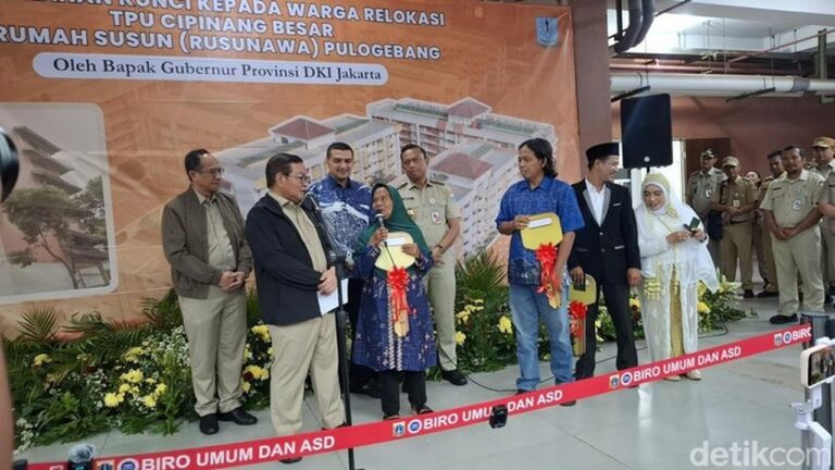 Warga TPU Kebon Nanas Pindah ke Rusun, Pemprov DKI Beri Fasilitas Gratis dan Bantuan Modal