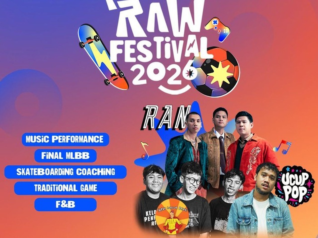 RAN dan Sukses Lancar Rejeki Siap Guncang RAW Festival 2026 di Senayan