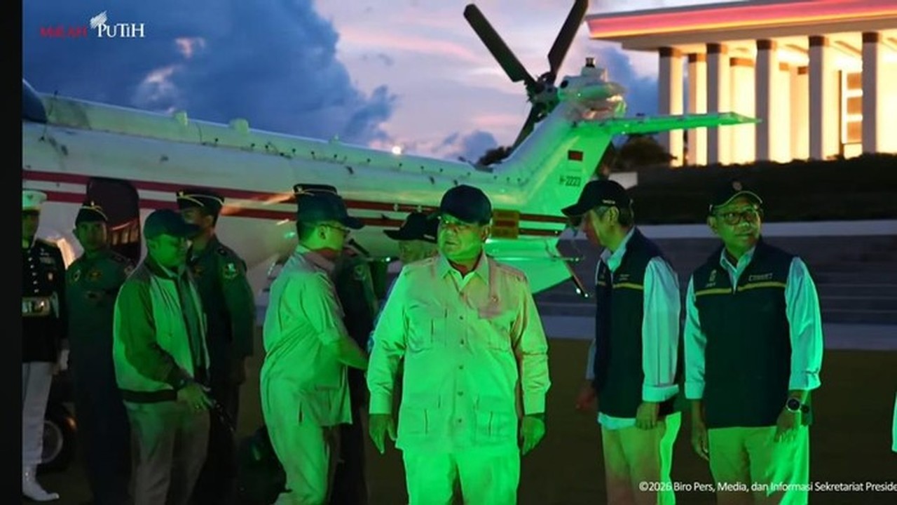 Presiden Prabowo Subianto Tinjau IKN, Beri Catatan Perbaikan dan Percepatan Pembangunan