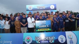 Disaksikan Mendes Yandri, Desa Serenan Klaten Rebut Juara III Liga Desa 2026