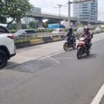 Lubang di Turunan Flyover Pancoran Ditambal, Pengendara Kini Bisa Melintas Normal