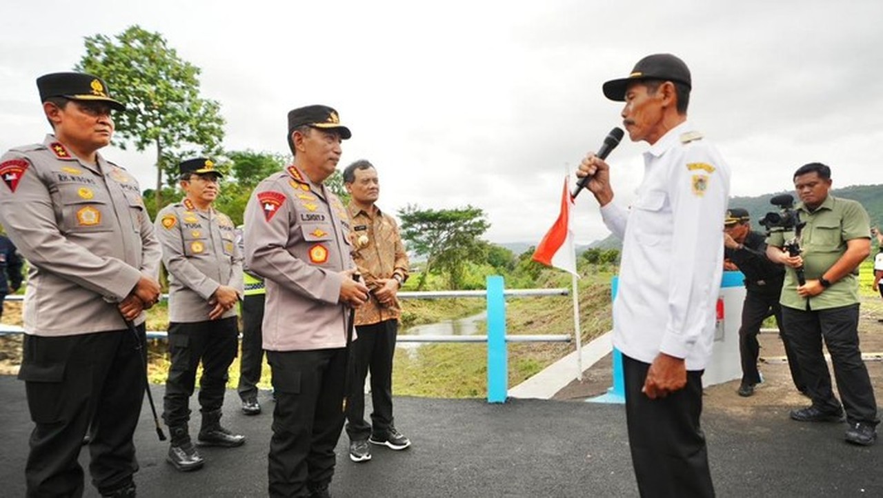 Jembatan Presisi Polri Bantu Akses Sekolah dan Pertanian Desa, Masyarakat Klaten Apresiasi Kapolri