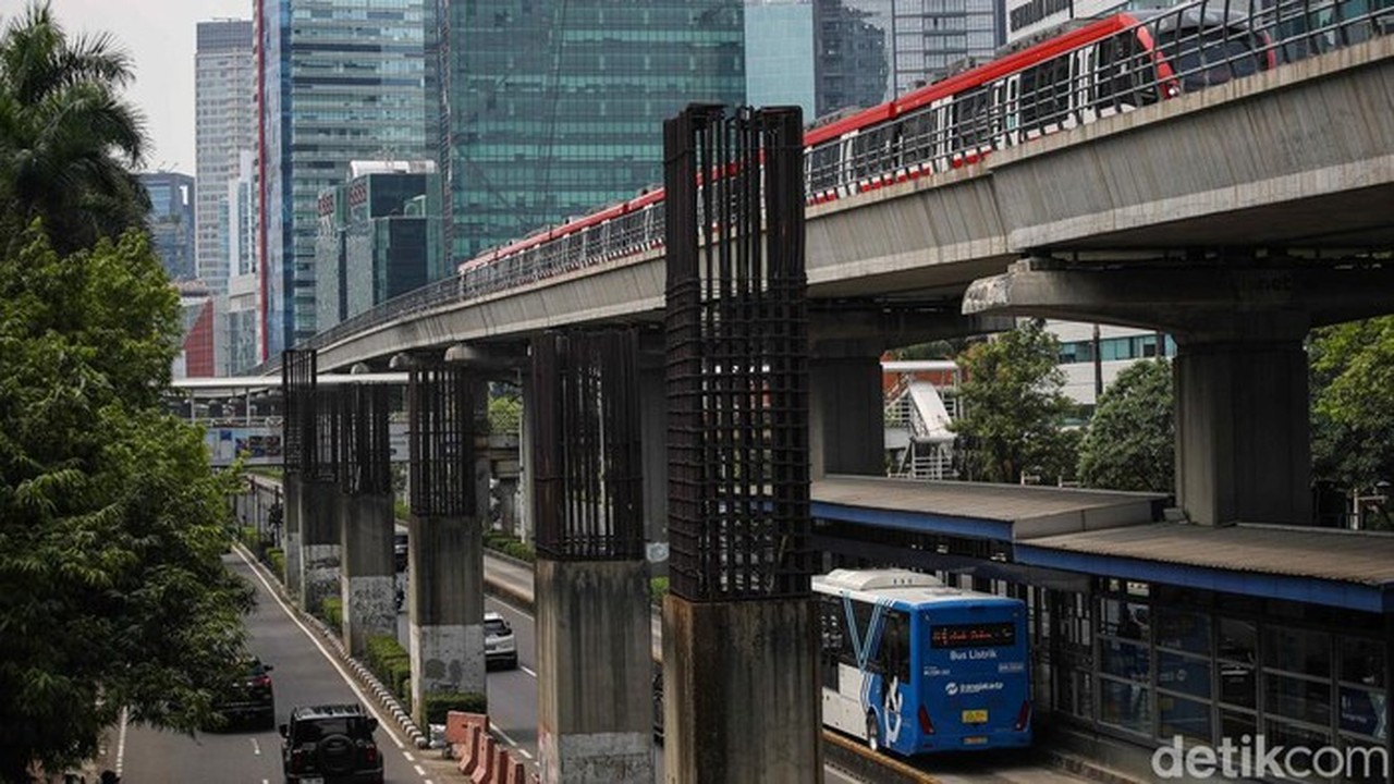 Pemprov DKI Jadwalkan Pembongkaran Tiang Monorel Rasuna Said Pekan Depan