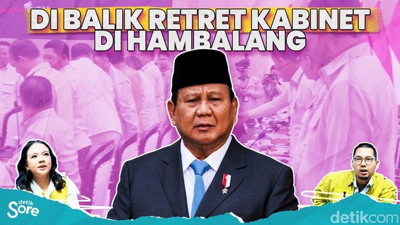 Retret Kabinet di Hambalang: Prabowo Evaluasi Kinerja, Soroti Keberhasilan Makan Bergizi Gratis