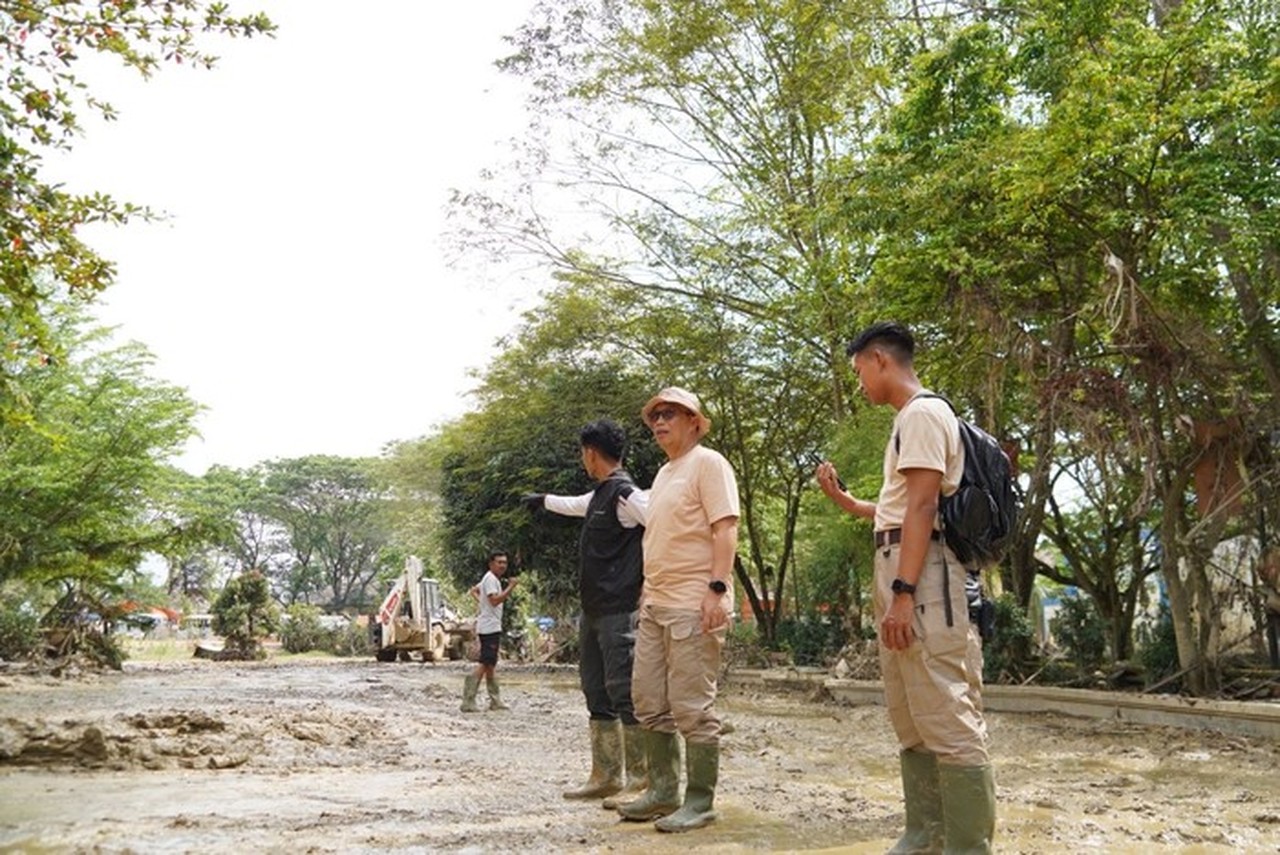 Progres Pembersihan Kantor Pemkab Aceh Tamiang Capai 30%, Ribuan Praja IPDN Dikerahkan