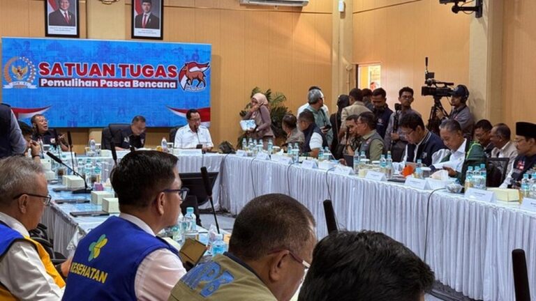 Satgas Galapana DPR dan Pemerintah Kembali Rapat di Aceh, Bahas Pemulihan Pascabencana