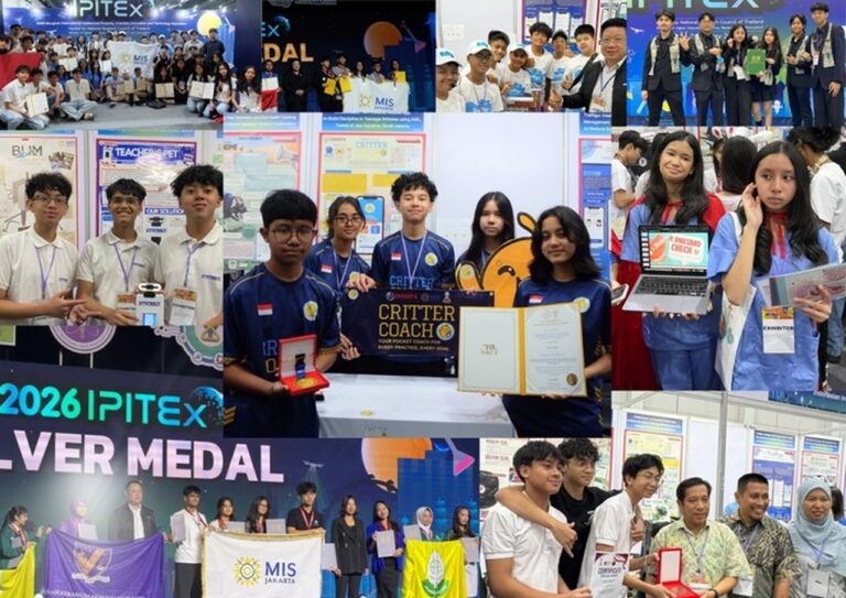 Siswa Mentari Intercultural School Jakarta Borong Medali Emas di Ajang Inovasi Bergengsi IPITEx 2026 Bangkok
